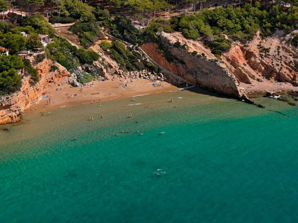 Cala Penya Tallada En Tarragona Info Webcam El Tiempo Mapa 