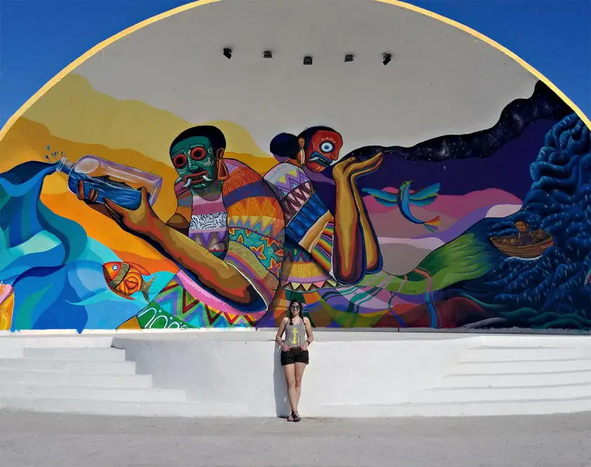 Plaza del Pueblo en Isla Holbox